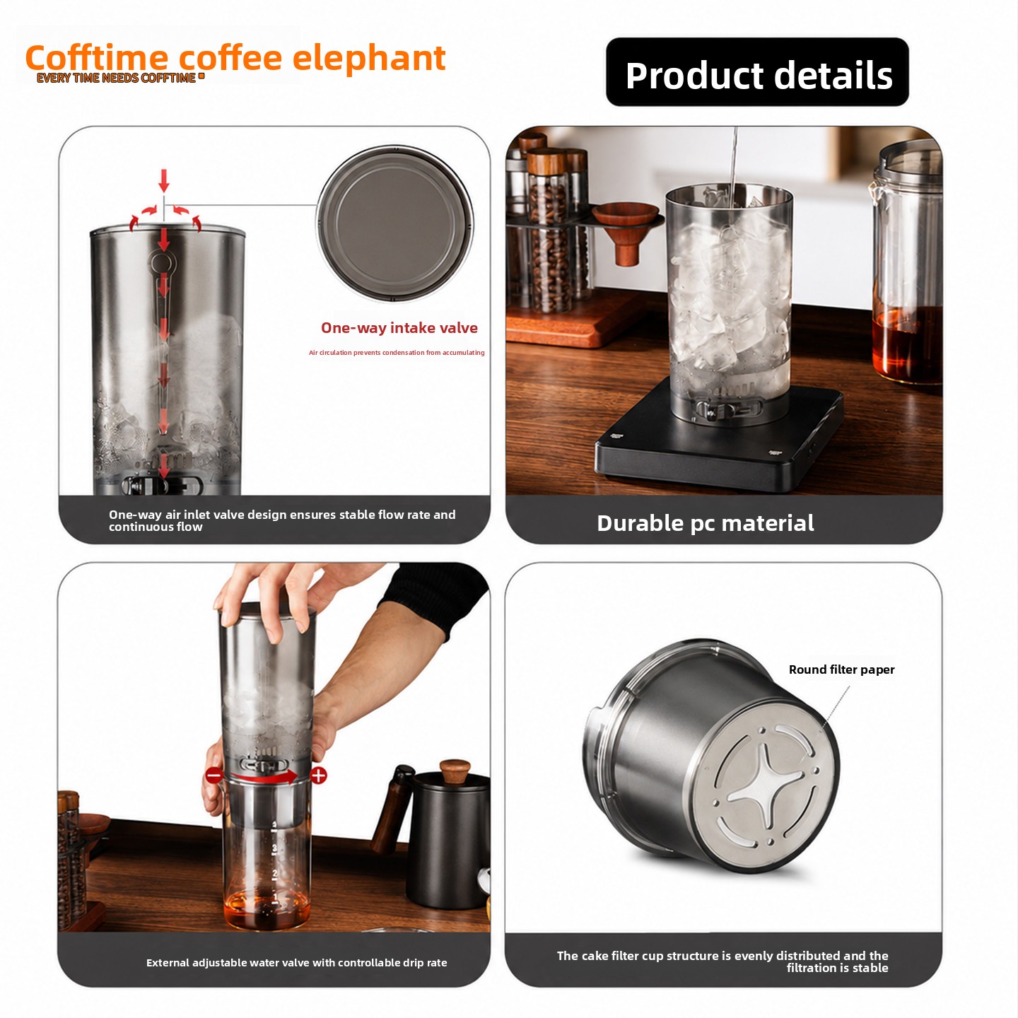 450ml Cold Brew Coffee Maker I - огляд і ціна Coffee Equipment For Camping