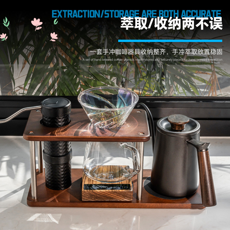 Solid wood pour-over stand, po - огляд і ціна Coffee Equipment Pour Over