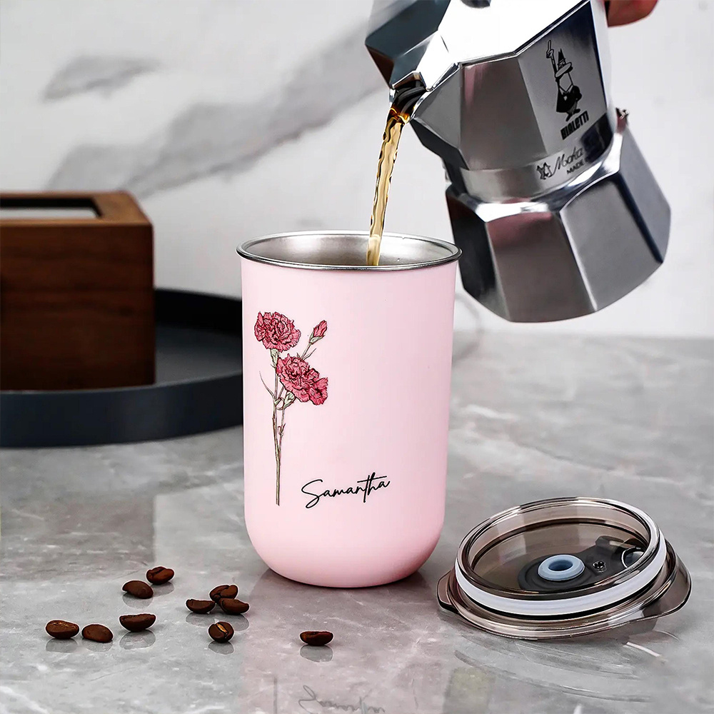 Personalized Birth Flower Coff - огляд і ціна Coffee Equipment For Camping