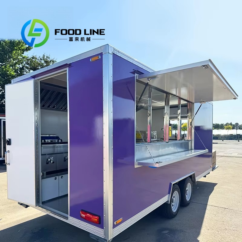 Custom Mobile Food Cart Traile - огляд і ціна Coffee Van Equipment