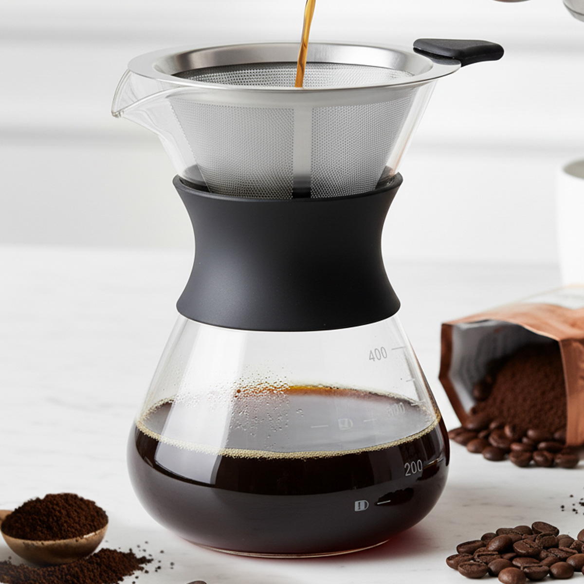 Leeseph Glass Pour Over Coffee - огляд і ціна Coffee Equipment Pour Over
