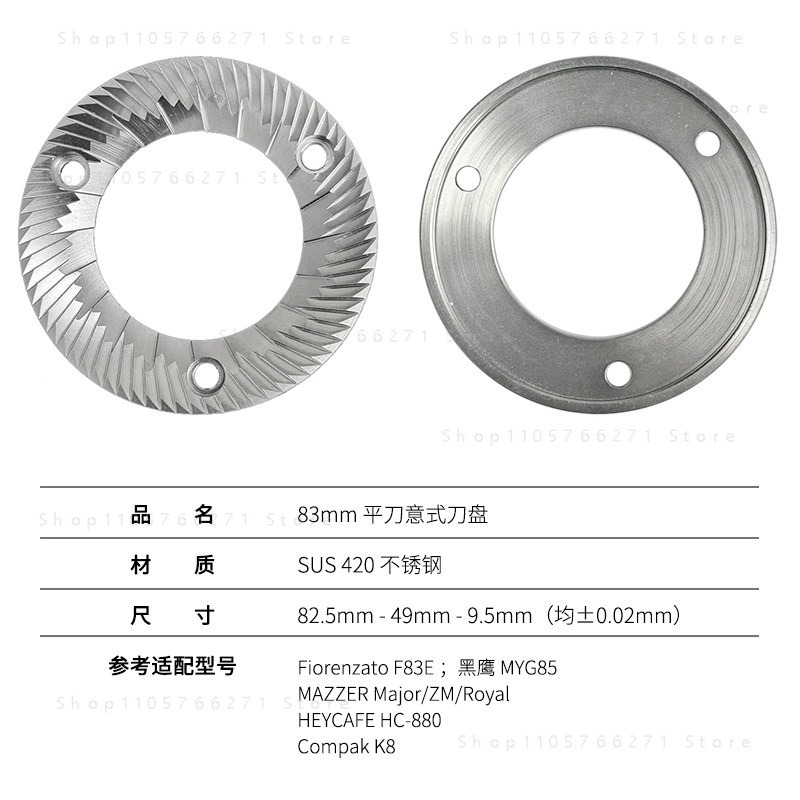 For S Coffee Grinder Burr 64mm - огляд і ціна Coffee Grinder Burr Flat