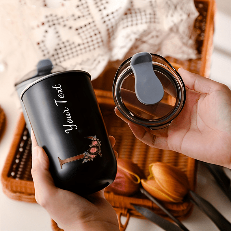 Custom Floral Monogram Initial - огляд і ціна Coffee Equipment For Camping