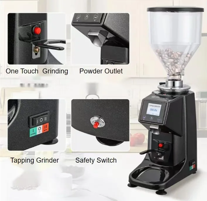 Commercial Automatic 60mm Flat - огляд і ціна Coffee Grinder Burr Flat