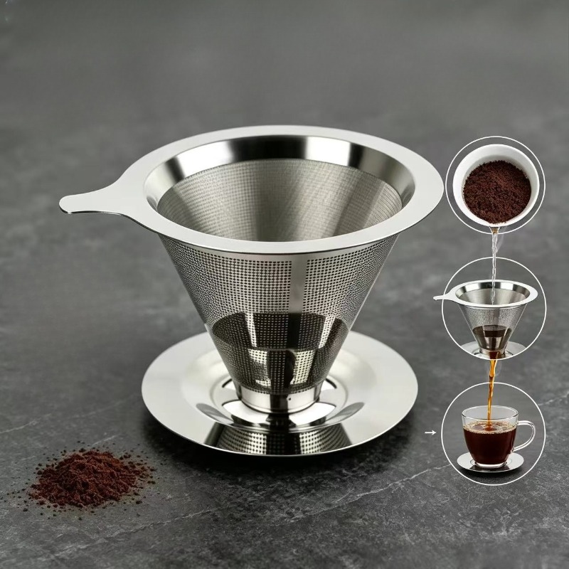 Pour Over Coffee Dripper Stain - огляд і ціна Coffee Equipment Pour Over