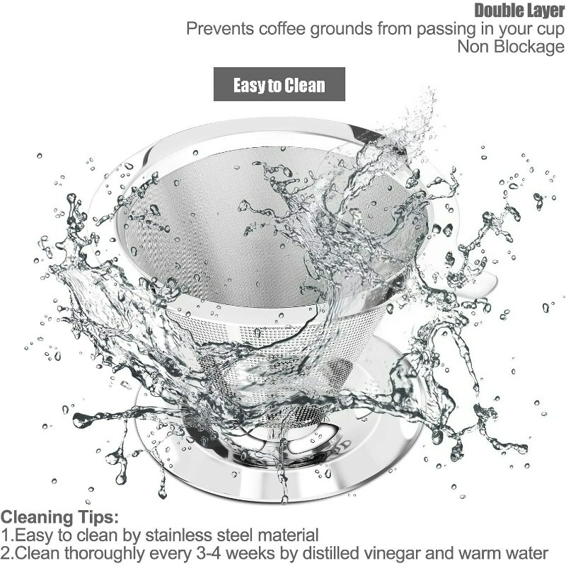 Pour Over Coffee Dripper Stain - огляд і ціна Coffee Equipment Pour Over