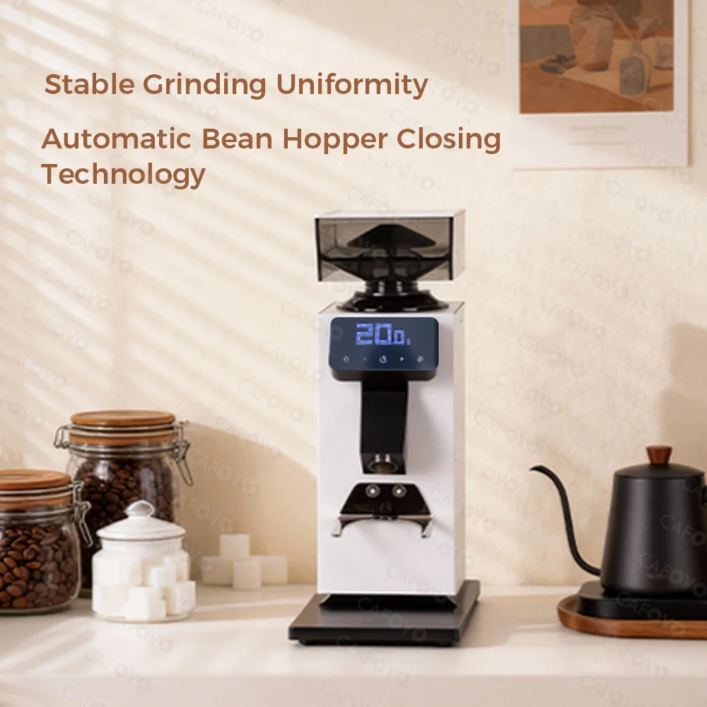 CAFOVO G964F Time-Based Dosing - огляд і ціна Coffee Grinder Burr Flat