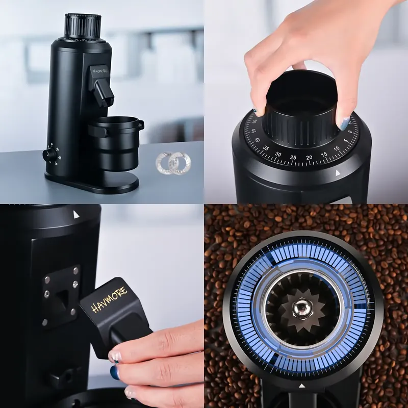 HAVMORE Automatic Stainless St - огляд і ціна Coffee Grinder Burr Flat